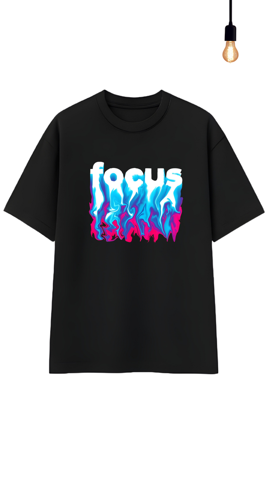 Relaxed Fit Drop Shoulder Black Graphic Tee for Men – DARKWYN Originals