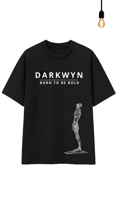 DARKWYN Born to Be Bold Graphic T-Shirt – Black Streetwear Tee