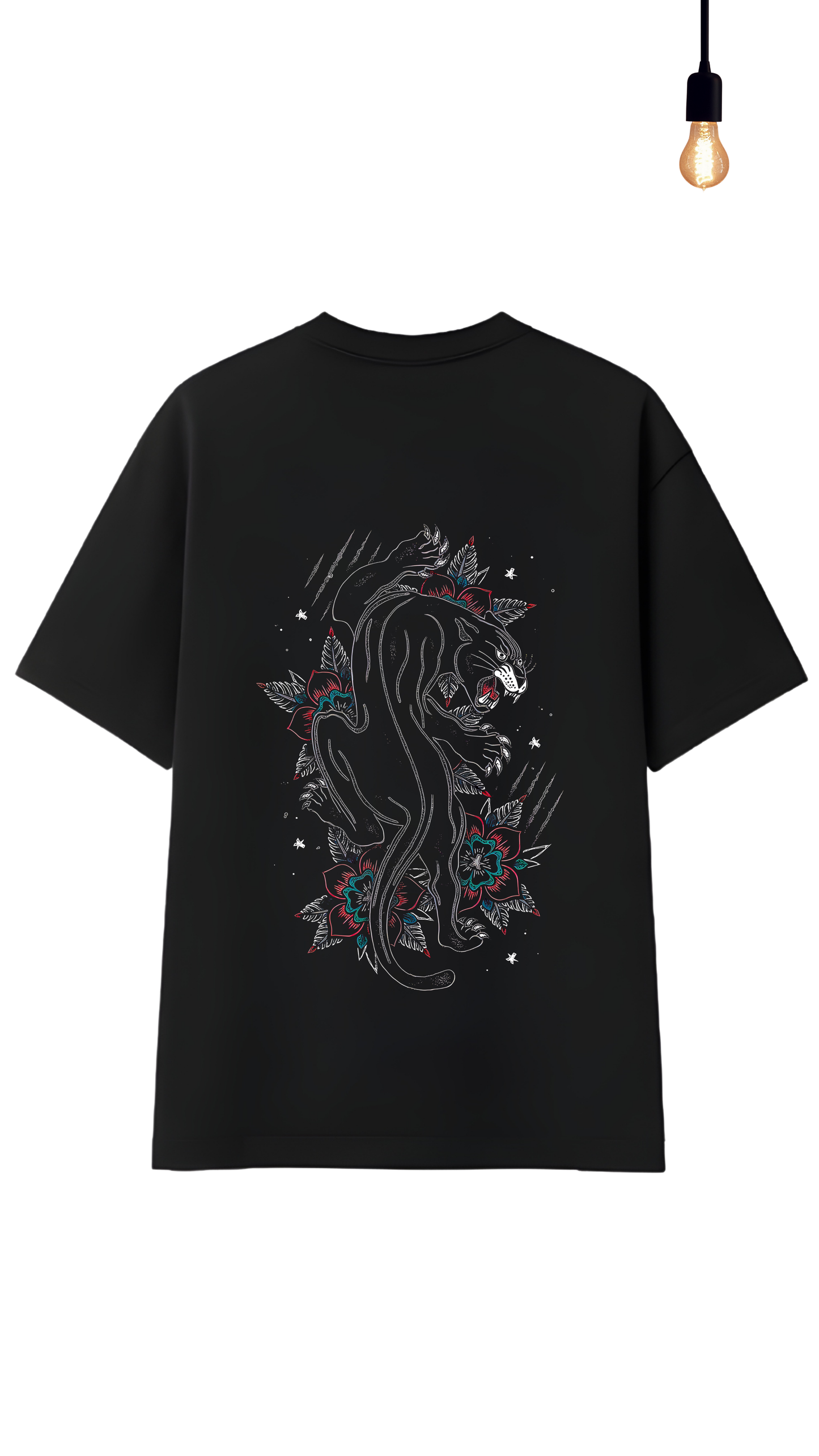 “Panther Edition – Born to Be Bold” Graphic Relaxed Fit Drop Shoulder Tee / DARKWYN Originals