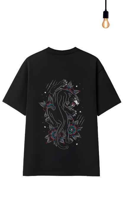 “Panther Edition – Born to Be Bold” Graphic Relaxed Fit Drop Shoulder Tee / DARKWYN Originals
