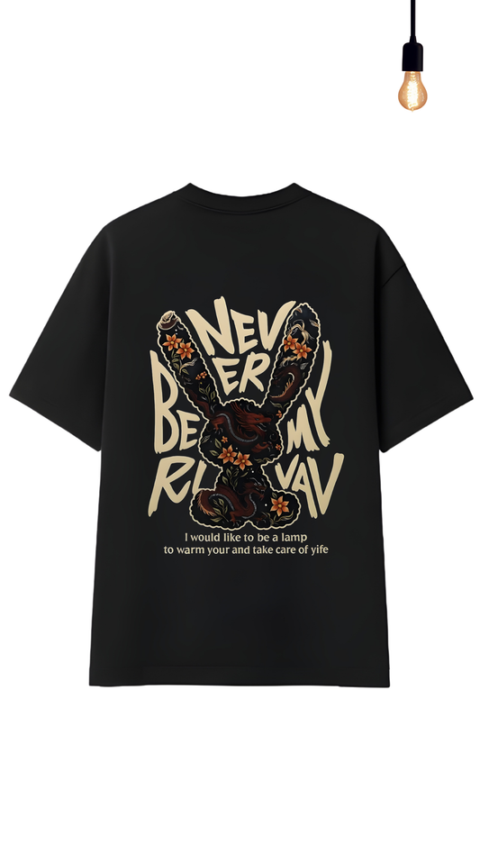 “Money on My Mind / Never Be My Rival” Graphic Relaxed Fit Drop Shoulder Tee- DARKWYN Originals