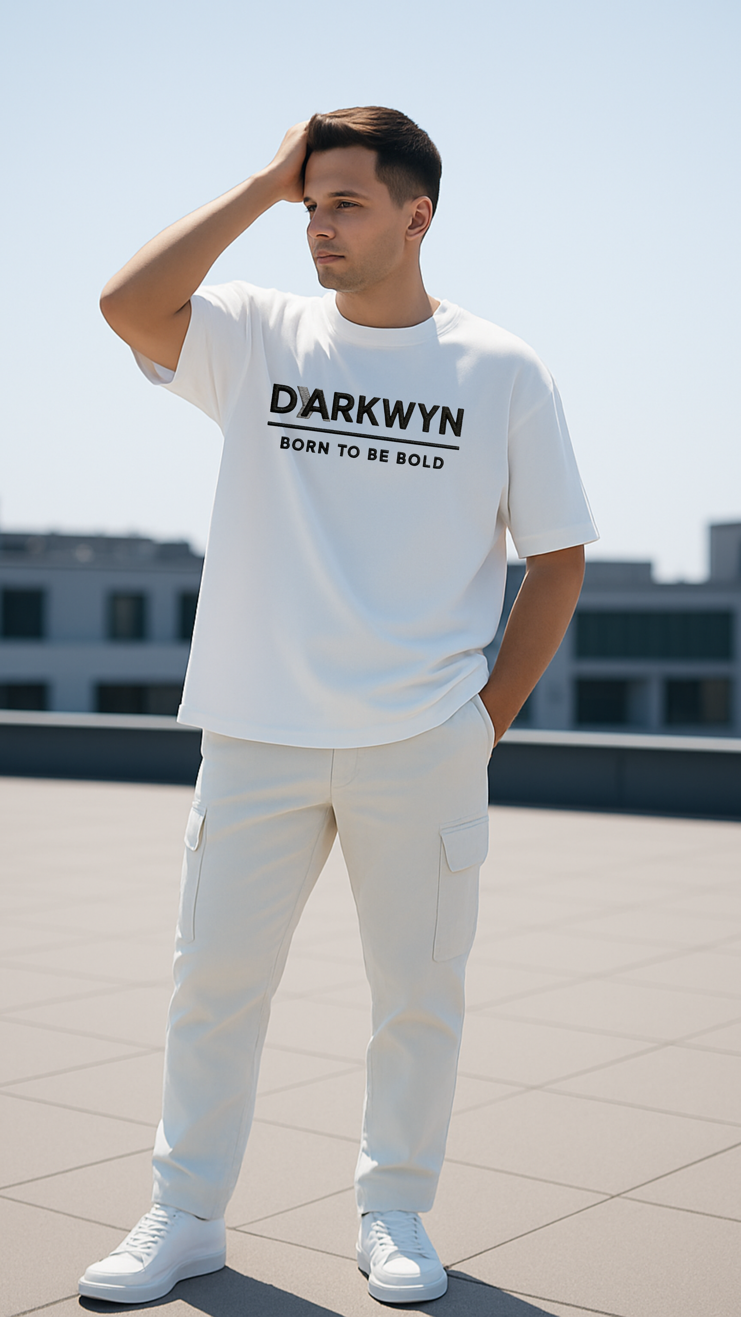 “New York City Street Style” Graphic Relaxed Fit Drop Shoulder Tee-DARKWYN Originals