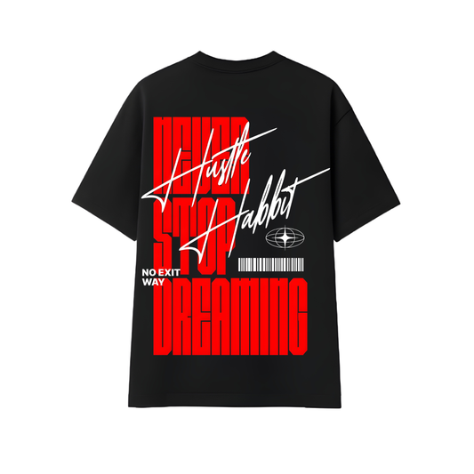DARKWYN Relaxed Fit Drop Shoulder “Unmatched / Never Stop Dreaming” Graphic Tee